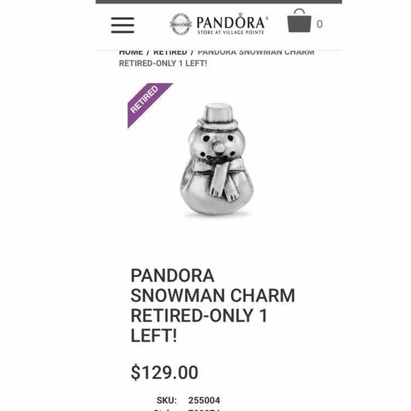 Pandora Jewelry - Pandora charm